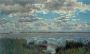 Облака над озером 54x96 2001