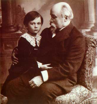 М.О. Меньшиков с дочерью Ольгой